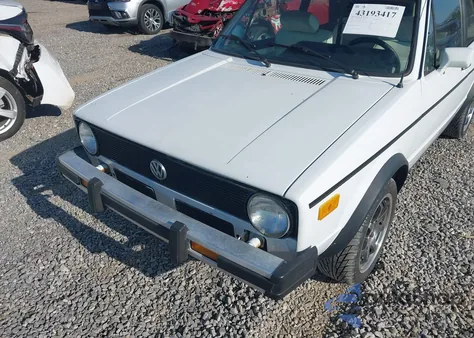 1983 Volkswagen Rabbit Deluxe из США, поврежденный, VIN WVWCA0156DK011387